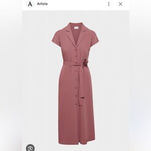 Aritzia mauve Midi Dress